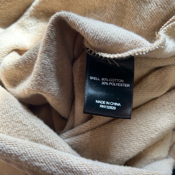 Michael Costello x REVOLVE Juliana Mini Fleece Dress in Taupe Size Small - Picture 5 of 6